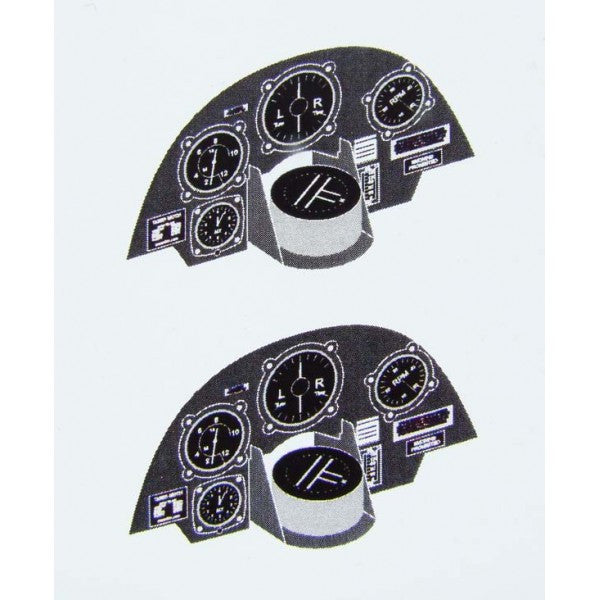 Tiger Moth (Black) Instrument Panel