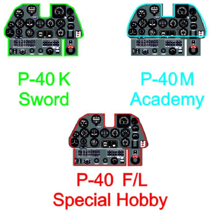 P-40 M Instrument Panel
