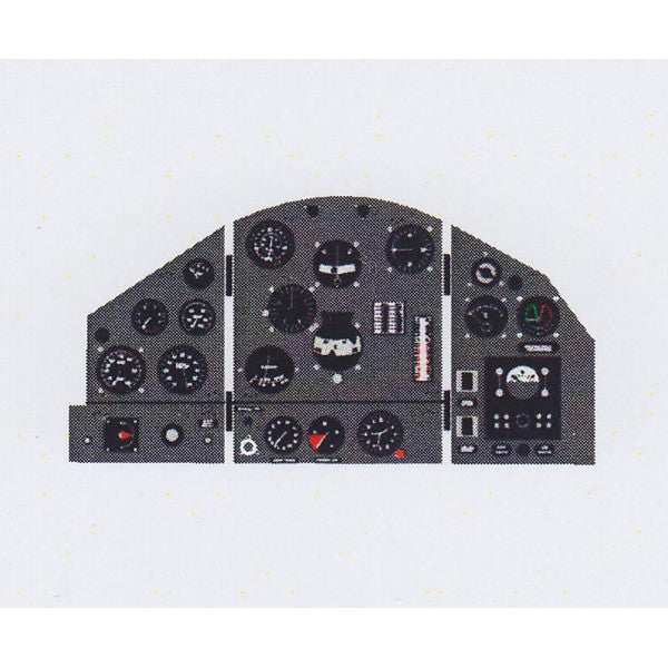 Fokker DXXI Finland early Instrument Panel