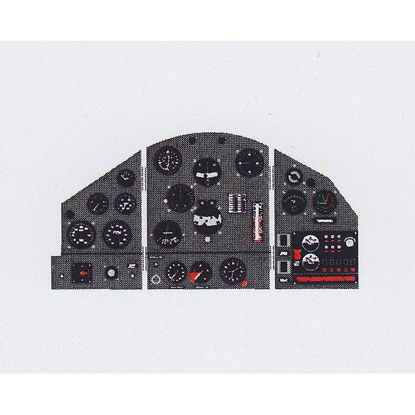 Fokker DXXI Finland late Instrument Panel
