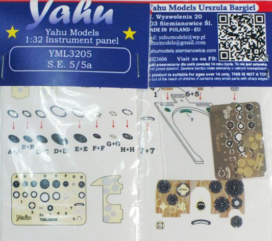 SE-5 / SE-5a Instrument Panel Set