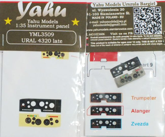 URAL 4320 Late Instrument Panel