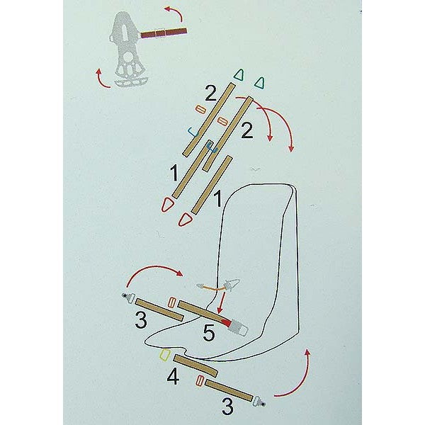 Fw-190 A-3/A-4 Set Instruments - Seat-Belts