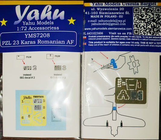 PZL 23 Karas Romanian AF Instruments Panel Set