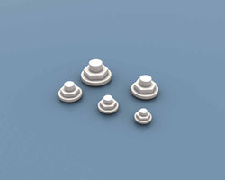 Nuts & Washers Type 1 / 0.6mm-1.2mm 200 pcs