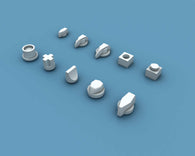 Dials & Knobs 2 for 1/32 1/35 (200 pcs)