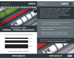 Universal Lines 3.00mm - 10.0mm (Aluminium)