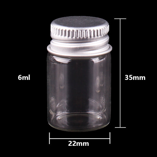 Glass container 6ml (5 pieces)