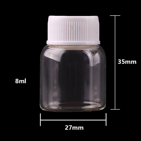 Glass container 8ml (5 pieces)