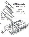 Grilles for T-34 tank