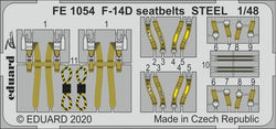 F-14D seatbelts STEEL (for AMK)