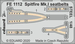 Spitfire Mk. I 1/48 seatbelts STEEL (Eduard)
