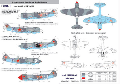 Soviet fighter Lavochkin La-5FN