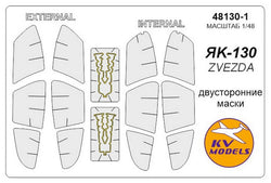 Yak-130 (διπλής όψης) + μάσκες τροχών (ZVEZDA)