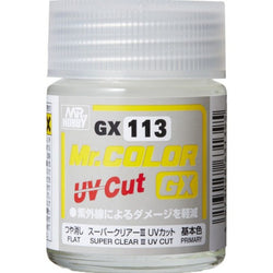 MR. COLOR GX SUPER CLEAR Ⅲ UV CUT FLAT (18ml)