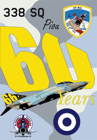 F-4E AUP 338SQ 60-66 YEARS PIOU