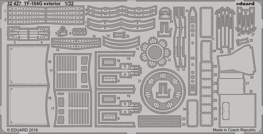 TF-104G exterior 1/32 (Italeri)