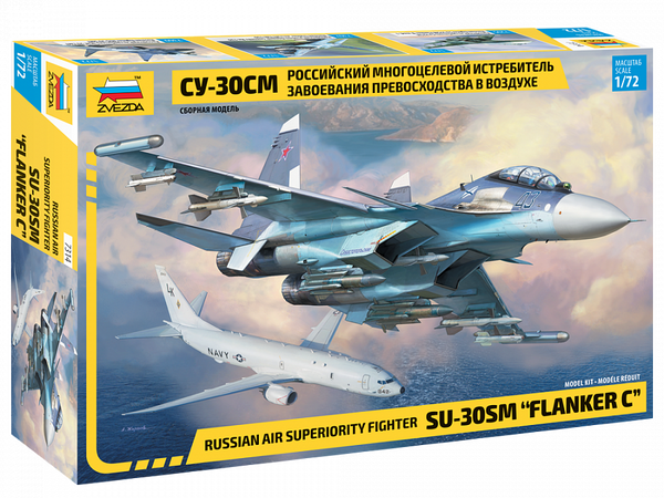 Russian Air Superiority Fighter Sukhoi Su-30SM 'Flanker-C' (1/72)