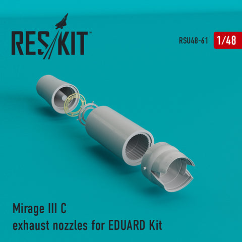 Mirage III C/J exhaust nozzles (for Eduard)