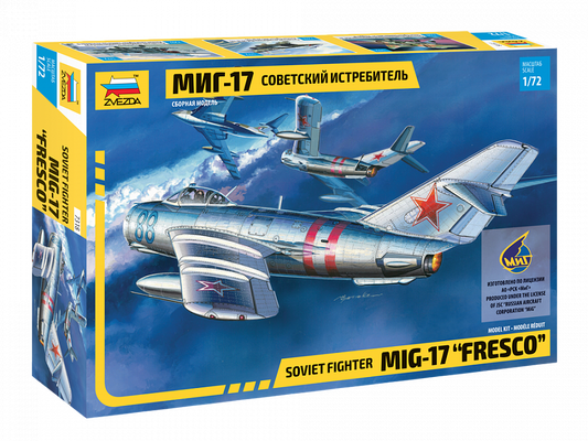 Mig-17 "Fresco" Soviet fighter (1/72)