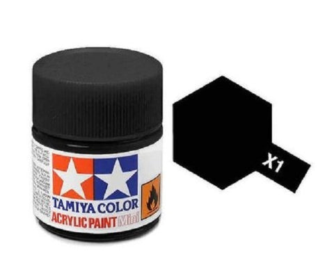 Tamiya mini acrylic X-1 Black
