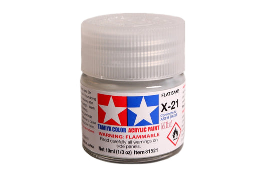 X-21 mini Acrylic Flat Base - 10ml