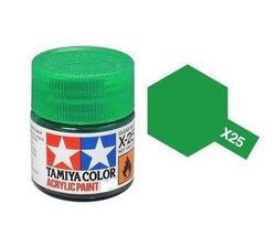 Tamiya mini acrylic X-25 Clear Green