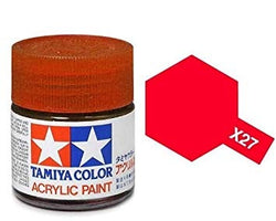 Tamiya mini acrylic X-27 Clear Red