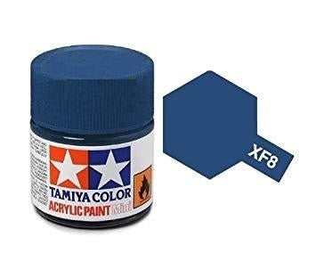 Tamiya mini acrylic XF-8 Flat Blue